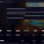 Écran de retrait et de vérification Aphrodite Casino