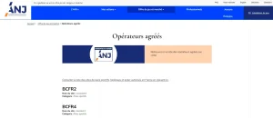 Page de l